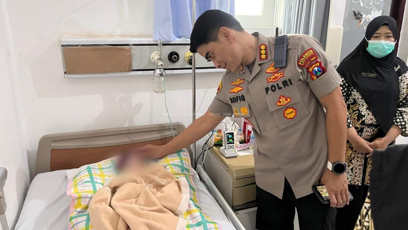 Gerak Cepat Polresta Banyuwangi Tangani Penemuan Bayi di Desa Olehsari